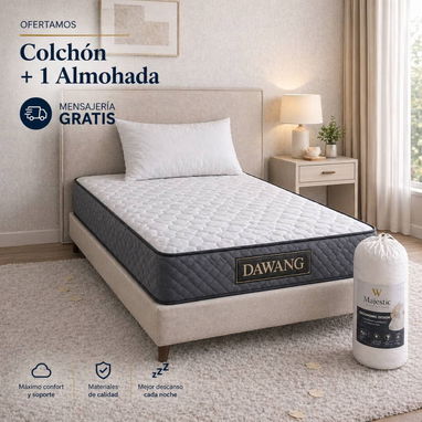 Colchón DAWANG + almohadas_cv - Img 120686128