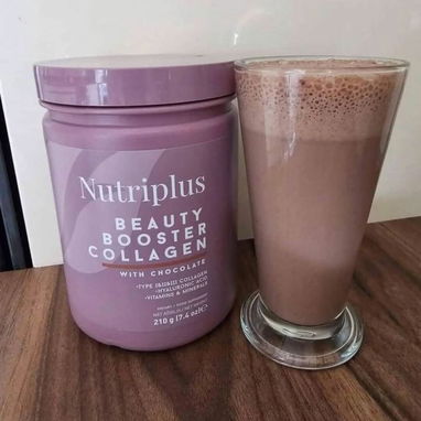 COLÁGENO HIDROLIZADO 300g 30 porc sabor chocolate 🤎 (Ácido Hialurónico, Vit C, Colágeno tipo I, II y III) 🤎 - Img 126419192