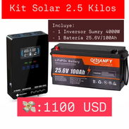 ☀️ ¡Kit Solar Autónomo 2.5 kW / 2560Wh! Inversor 4000W + Batería LiFePO4 ⚡🔋 - Img 56695173