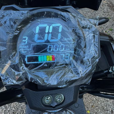 Moto Eléctrica Muontain de 72 volt x 70 ah 160 km de autonomía música alarma Bluetooth un mes de garantía de la batería - 3/4
