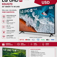 LG UHD AI ThinQ 65" Smart TV 4K 📺 - Img 56007826