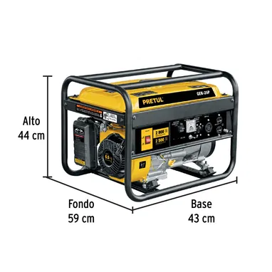 Planta Eléctrica Pretul 2800W/2500W, 110V y 220V Nueva en su caja, con sello de fabrica - Img 119186976