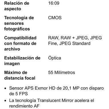 Cámara Sony A58 como nueva!!! - Img 124738428