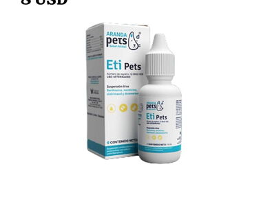 ETI PETS. Suspensión antibacteriana y antimicótica con efecto antiinflamatorio oído. Perros y gatos - Img main-image