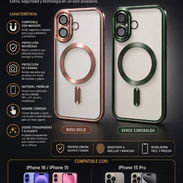 Cover Mgsafe y mica para iPhone 16/15 y 15 pro - Img 56393142