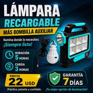 💥 SUPER OFERTA LÁMPARA RECARGABLE DESCRIPCIÓN EN LA FOTO PARA MÁS INFORMACIÓN ESCRIBIR AL WHATSAPP SALUDOS Y BENDECIDO - Img 57533543