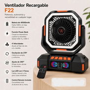 Ventilador F22 de 40 mil mAh 80 USD - Img 57886631