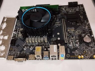 ¡¡¡kit de 12na gen core i3  board MSI PRO  H610M-G + micro I3 12100 +RAM DDR4 8GB 3200MHZ - Img main-image-45388879