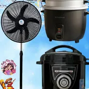 Combo Olla reina Olla arrocera Ventilador  de pedestal - Img 55250584