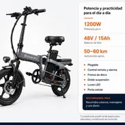BICICLETA ELECTRICA A12 Diseño renovado 2026 P0538-AV011 - Img 57217001