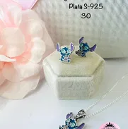 Conjunto de Plata 925 temático de Stich. LM joyería. Mensajería disponible o compra directa en la tienda - Img 50594957
