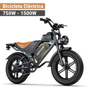 BICICLETA ELÉCTRICA ⚡🚲 Deepower QS7 750W 1500W Peak 48V 20Ah 20x4 Fat Tire Negro 😎 - Img 56776275
