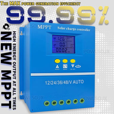 CONTROLADOR SOLAR MPPT 60A/80A/100A - 4/7