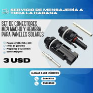 🔌 SET DE CONECTORES MC4 MACHO Y HEMBRA 💲 ¡Solo $3! - Img 56332849