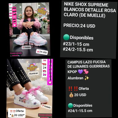 Tenis de niñas - 9/10