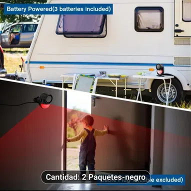 Alarma Inalámbrica con Sensor de Movimiento - Img 127397118