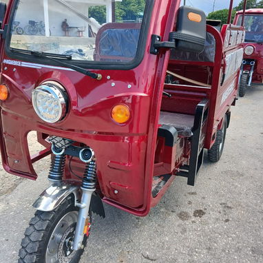 Triciclo Eléctrico de Carga y pasajeros con Techo 72v 58 Ah Batería Gel 56463361 - 7/10