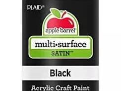 Pintura acrílica negra de Apple Barrel, para las artes. - Img main-image-45750069