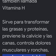 Vitamina B-8 o Biotina,  Frasco sellado de 60 tabletas - Img 55900122