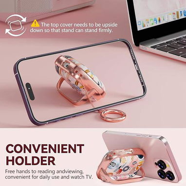 馃崁Funda floral para AirPods Pro 3 (2025) con soporte, llavero y kit de limpieza馃崁 - Img 123181030