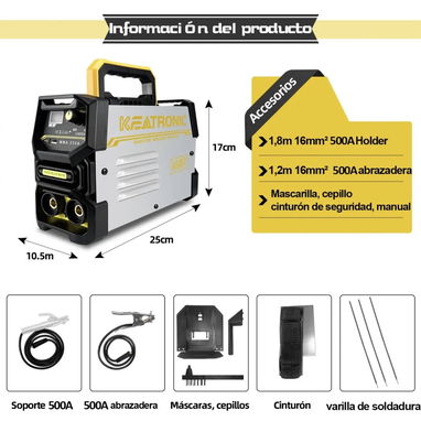 Planta de soldar inverter 110v/220v, con sus aditamentos - Img 123132643