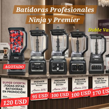 Batidoras Profesionales Ninja y Premier - Img 123058198
