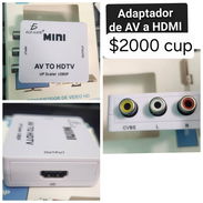 Adaptador de AV a HDMI en venta - Img 56774739