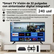 smart tv vision 32 pulgadas con cajita interna y soporte. la isla - Img 56711995