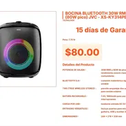 Calidad de audio profesional en tu nueva Bocina Bluetooth JVC XS-KY314PB VPT#-0041 - Img 55655944