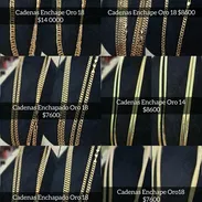 Cadenas  Baño de Oro - Img 58025258