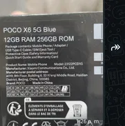 Xiaomi poco X6 12/256. Telefonazo de 1ra mano,sellado. Excelente atención - Img 50113893