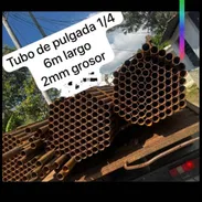 💥💥tubos de hierro de pulgada y cuarto de 6m de pared gorda originales , maxima calidad - Img 55113544