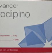 Amlodipino 5mg, caja de 30 tabletas - Img 45326602