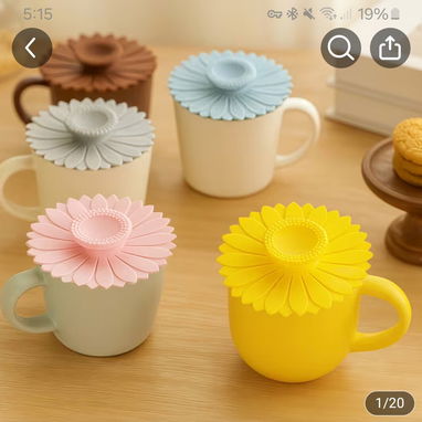 Tapa de silicona para vaso o taza - 3/7