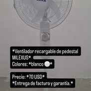Ventilador recargable milexus - Img 55130042