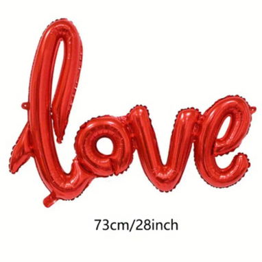 Velas de números artesanales, globos metálicos de números y corazones y globos de latex de varios colores. Set de globos - 6/9