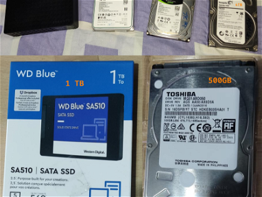 DISCOS INTERNOS SATA3 SEAGATE 4TB $60 USD, 8TB $100, 16TB $170, WD 1TB SSD $70 - Img main-image