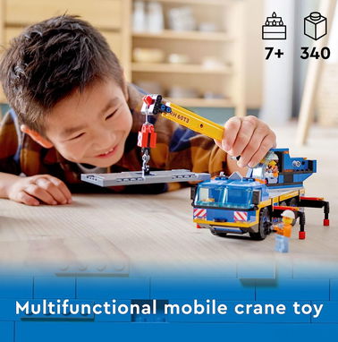Lego City 60324 Camión grúa 2 minifiguras 340piezas - Img 95568766