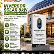 *INVERSOR SOLAR 8000W*  *MARCA FELICITY SOLAR*  *Modelo* IVGM8KLP2G1  *Precio* 1950 USD  *MENSAJERÍA - Img 57754151