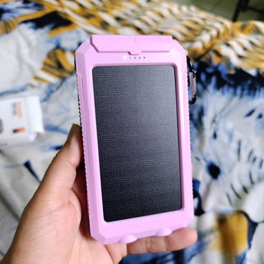 POWER BANK - Cargador inalámbrico de 20000 mAh con panel solar ☀️🔋 - 4/4