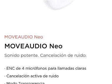 Audífonos Inalambricos TCL MOVEAUDIO NEO...Cancelación de ruido activa... Sellado en caja - Img 68201387