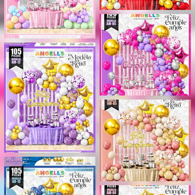 Set decorativos completos Feliz cumpleaños ✨️ - Img 121951535