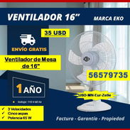 FG-Ventilador de Mesa de 16”.....35 USD...56579735......Envio Gratis - Img 56364213