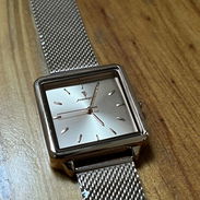Hermosos reloj para mujer, dorado, oro rosa, con Correa de Malla de Acero Inoxidable, Chic y Minimalista - Img 55535875