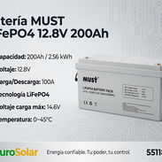 Batería MUST LiFePO4 12.8V 200Ah - Img 56068400