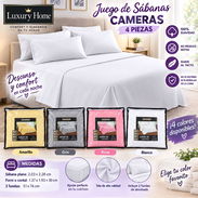 Juego de sábanas cameras de 4 piezas marca Luxury Home (DH) - Img 57553708