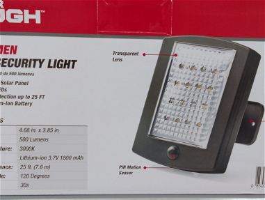 Lámpara Solar con Sensor d Movimiento LED 40W $30 usd 54671362 Jeiler Batería de lithium - Img 57498417