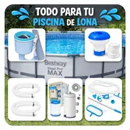 ACCESORIOS PARA PISCINAS DESMONTABLE ✅️Kit de limpieza ✅️Skimmer ✅️Bomba y filtro INTEX ✅️Repuesto de manguera ✅️Flotado - Img 47826777