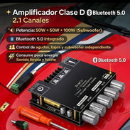 SISTEMA D' AUDIO AMPLIFICADO CON BLUETOOTH INTEGRADO 5.2 CLASE D NUEVOS PARA MEJORAR GRANDEMENTE TODO SU AUDIO🔊‼️🔊 - Img 55907191