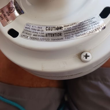 Ventilador de Techo Hampton Bay 42" con Lámpara - 2/2